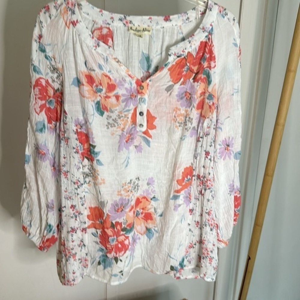 Indigo‎ Rose blouse size 1x - Picture 11 of 11